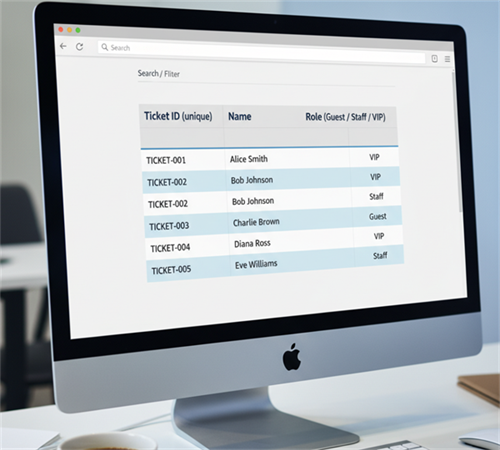 تسجيل التهوية excel