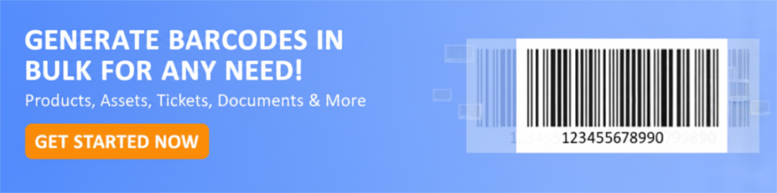 bulk barcode generator call to actio مكالمة مولد الباركود السائبة إلى Actio