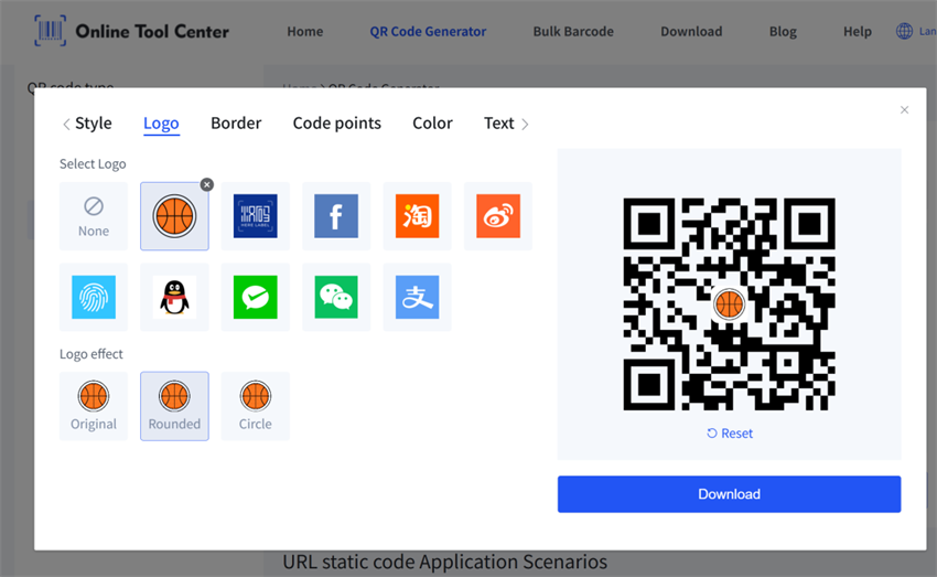 إراتي كرة السلة مخصصة رمز qr
