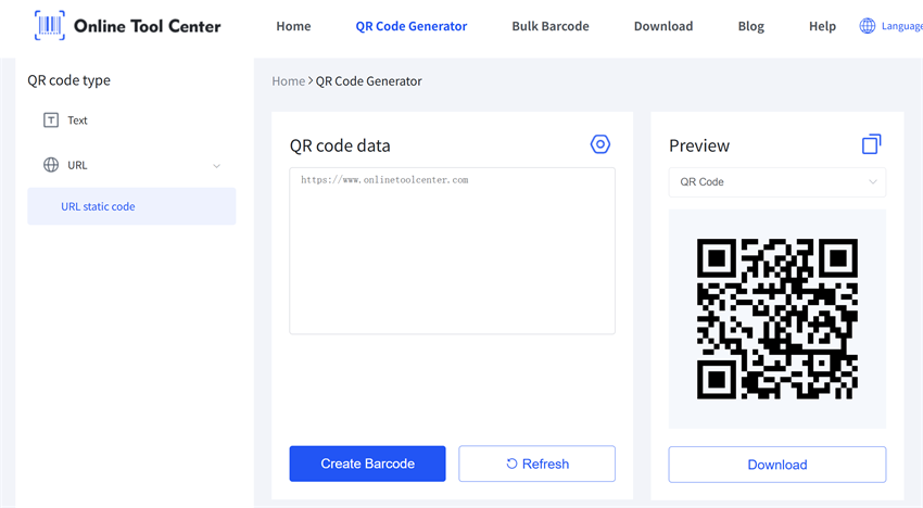 erate static qr code رمز QR الثابت