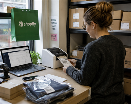 علامات الباركود rint لـ shopify